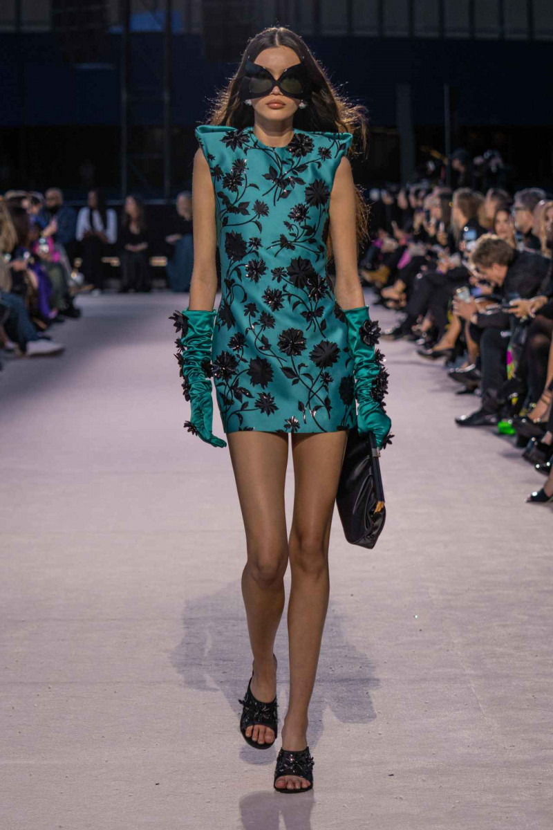 Heather Diamond Strongarm featured in  the Versace fashion show for Autumn/Winter 2023