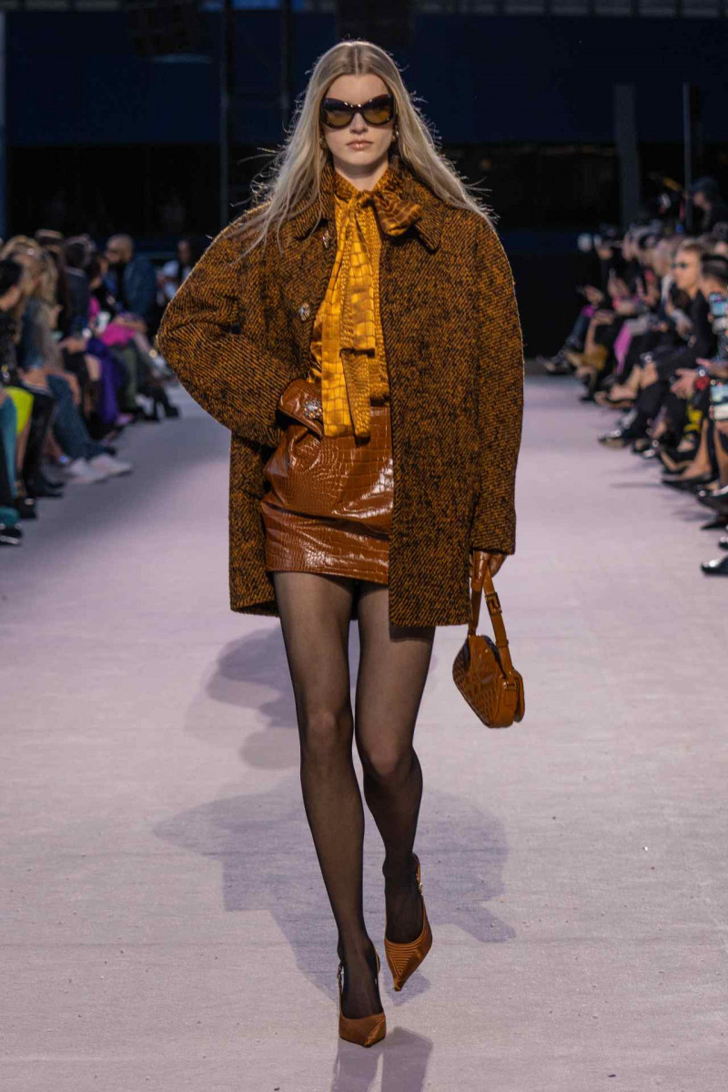 Tinka Carleton-Smith featured in  the Versace fashion show for Autumn/Winter 2023