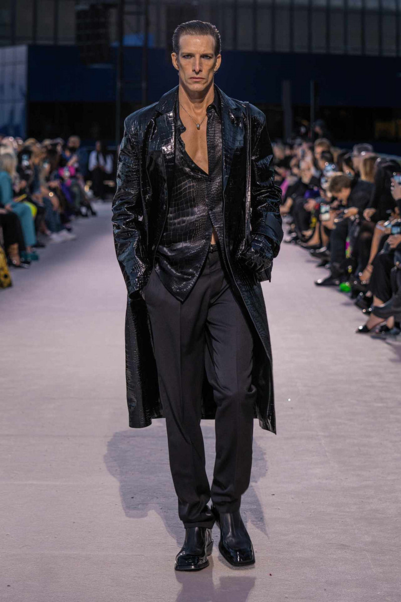 Ivan de Pineda featured in  the Versace fashion show for Autumn/Winter 2023