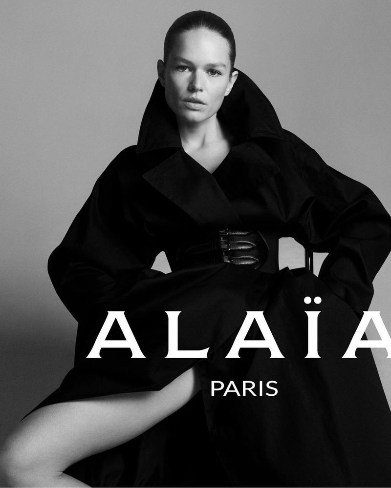 Anna Ewers featured in  the Alaia Alaia Summer 2023 Archetypes Campaign advertisement for Summer 2023