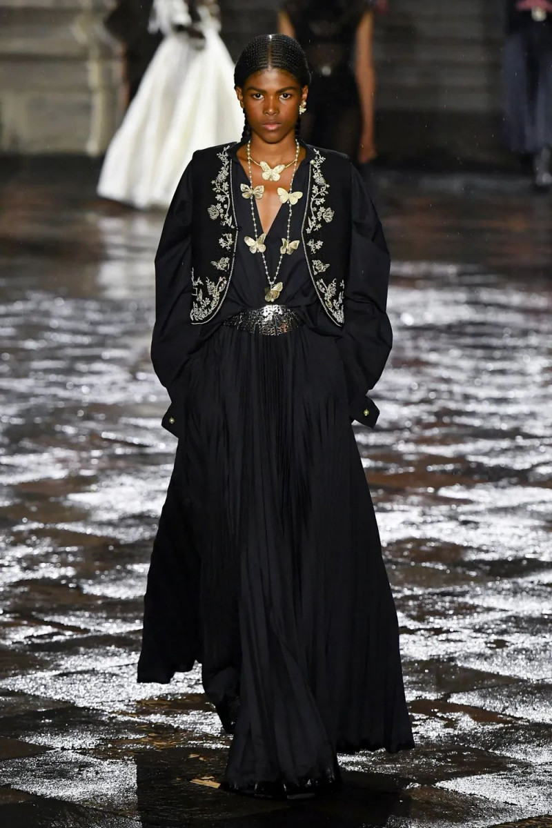 Raysa de Jesus featured in  the Christian Dior fashion show for Resort 2024