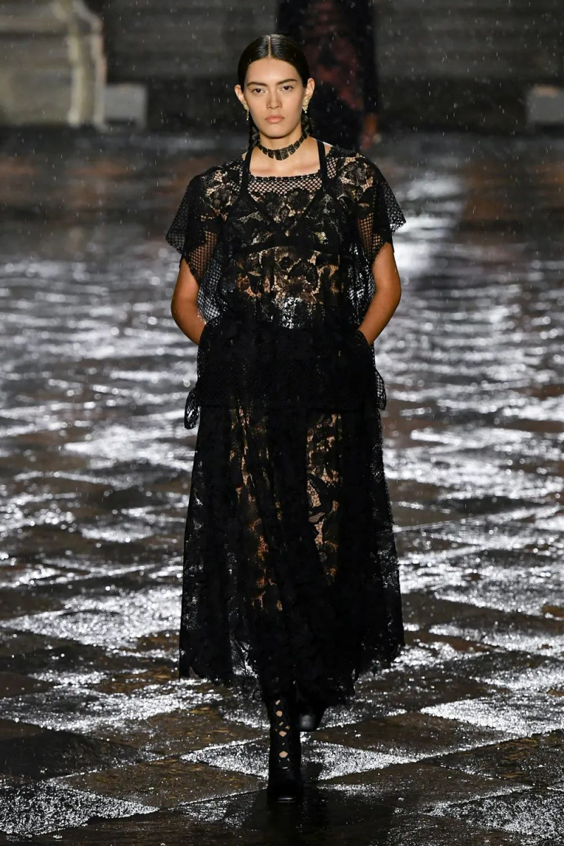 Ceidy Carrillo featured in  the Christian Dior fashion show for Resort 2024