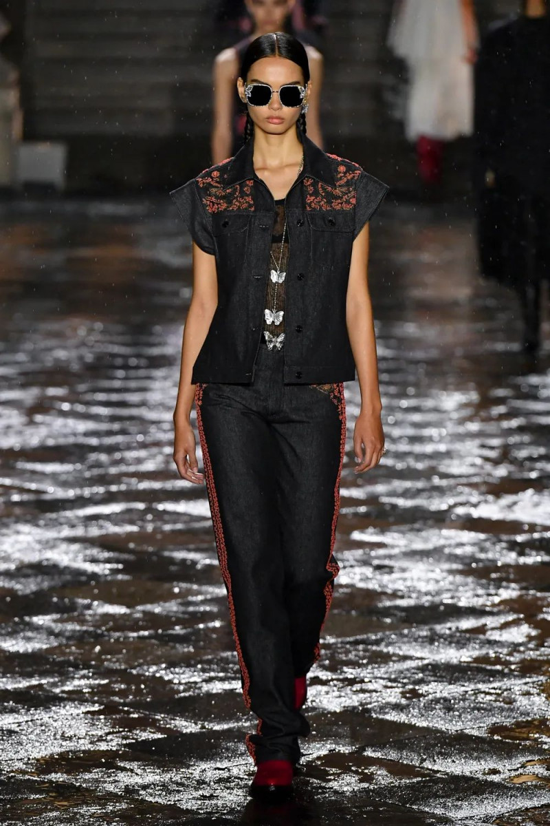 Thalita Gomes featured in  the Christian Dior fashion show for Resort 2024