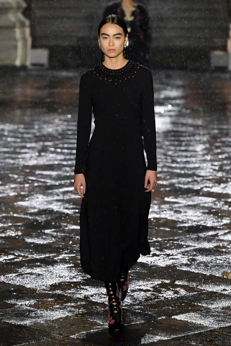 Maryel Uchida featured in  the Christian Dior fashion show for Resort 2024