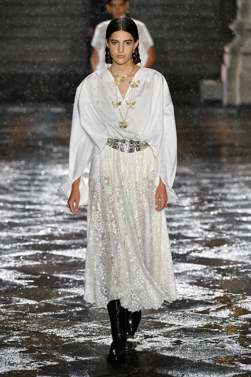 Ivanna Mendoza featured in  the Christian Dior fashion show for Resort 2024