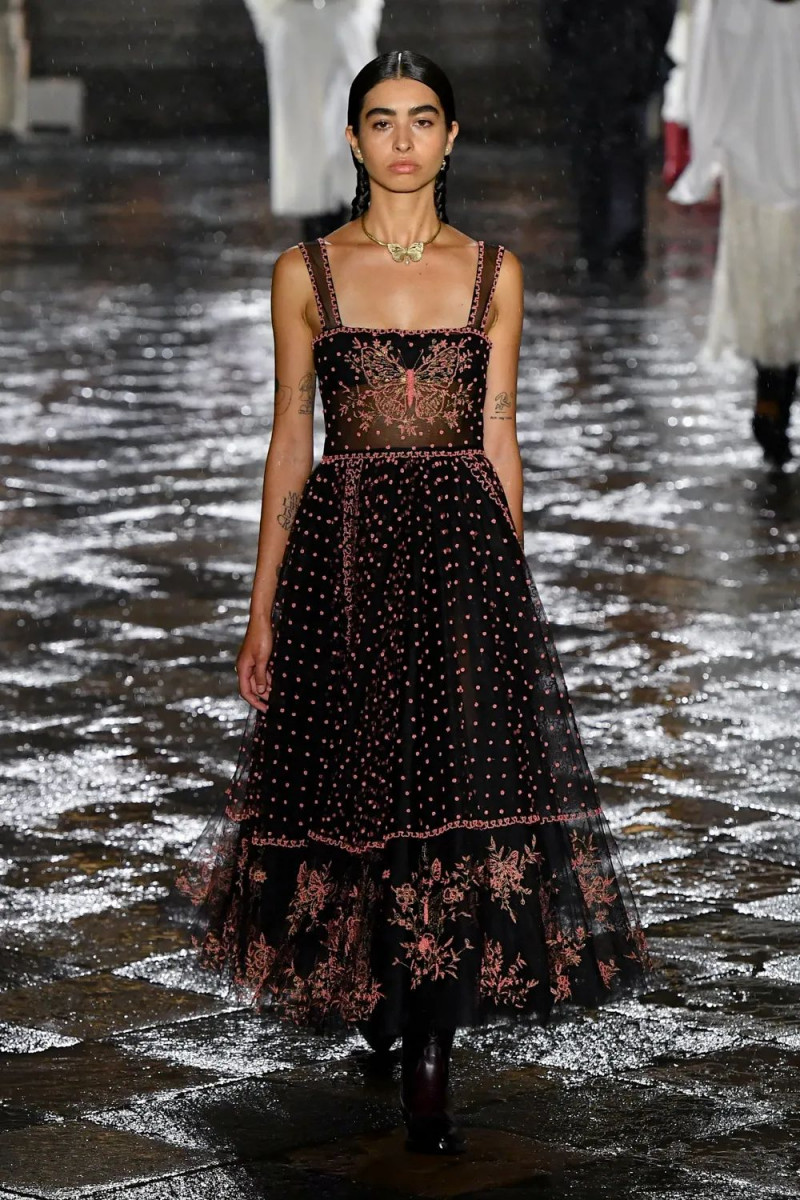 Andrea Salas featured in  the Christian Dior fashion show for Resort 2024