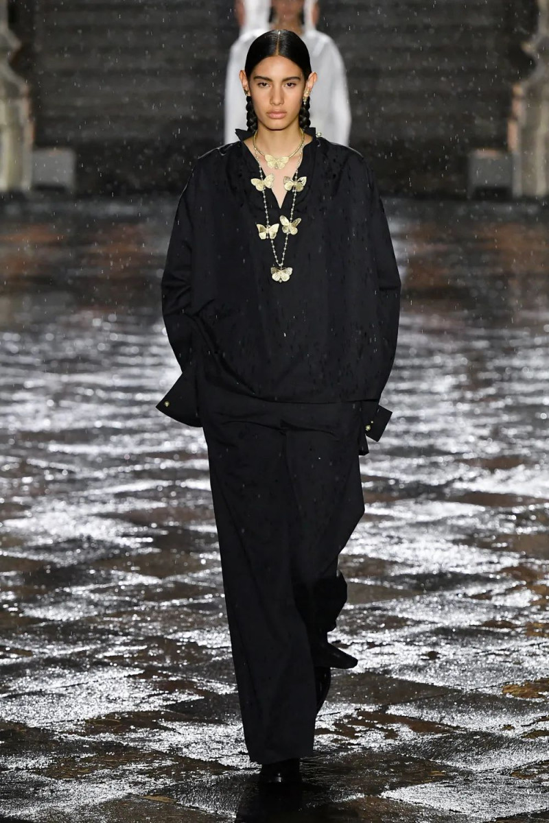 Valentina Navarrete featured in  the Christian Dior fashion show for Resort 2024