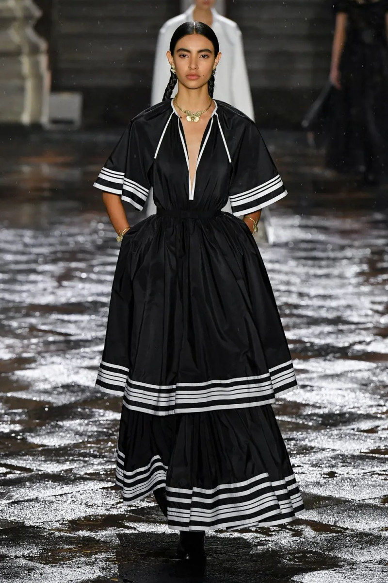 Kenia Martinez featured in  the Christian Dior fashion show for Resort 2024