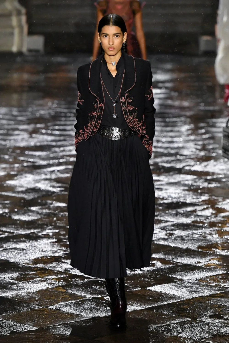 Jennifer Matias featured in  the Christian Dior fashion show for Resort 2024