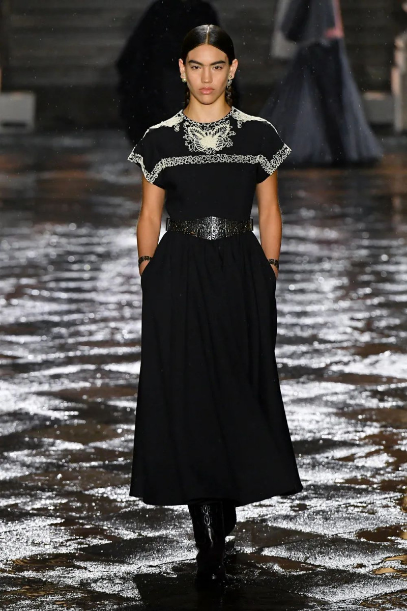 Janine Suarez featured in  the Christian Dior fashion show for Resort 2024