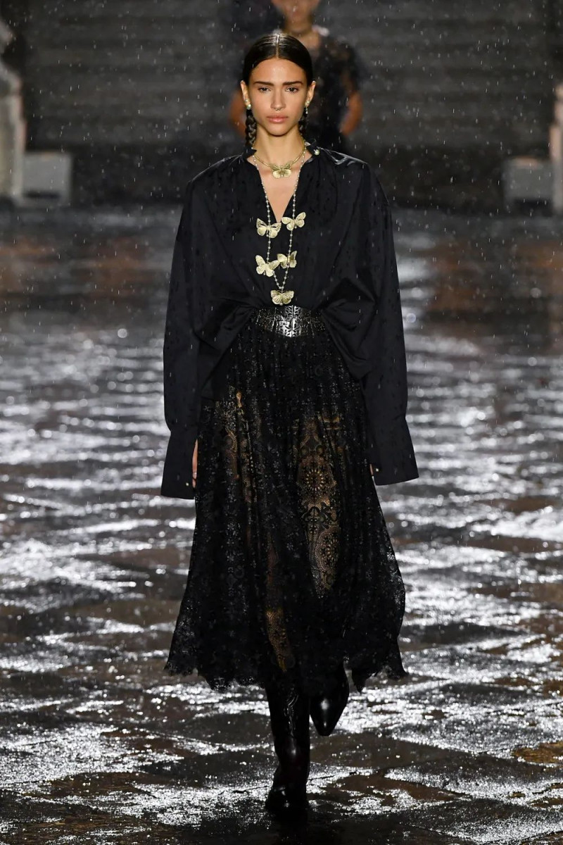 Catarina Guedes featured in  the Christian Dior fashion show for Resort 2024