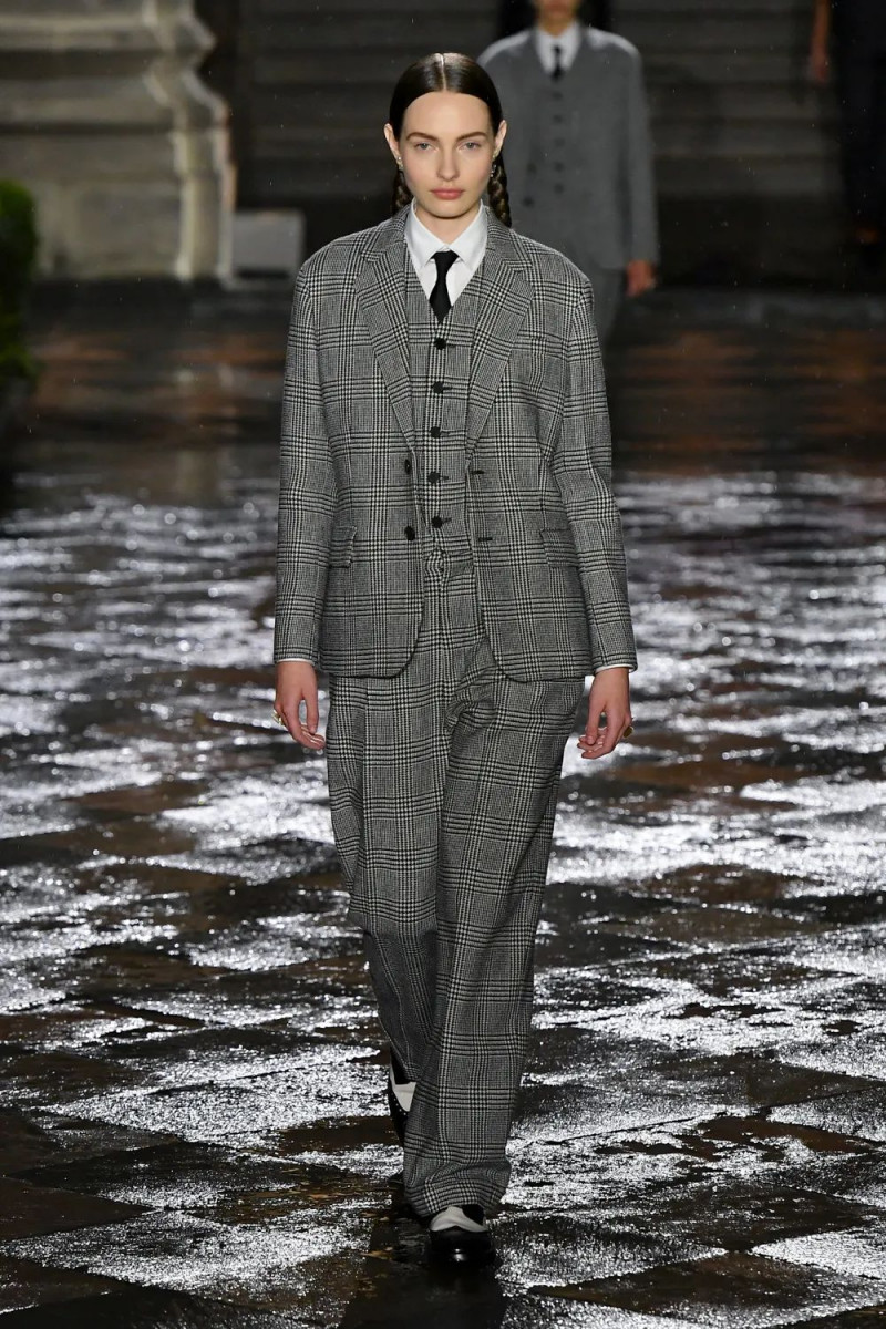 Clara Denison featured in  the Christian Dior fashion show for Resort 2024