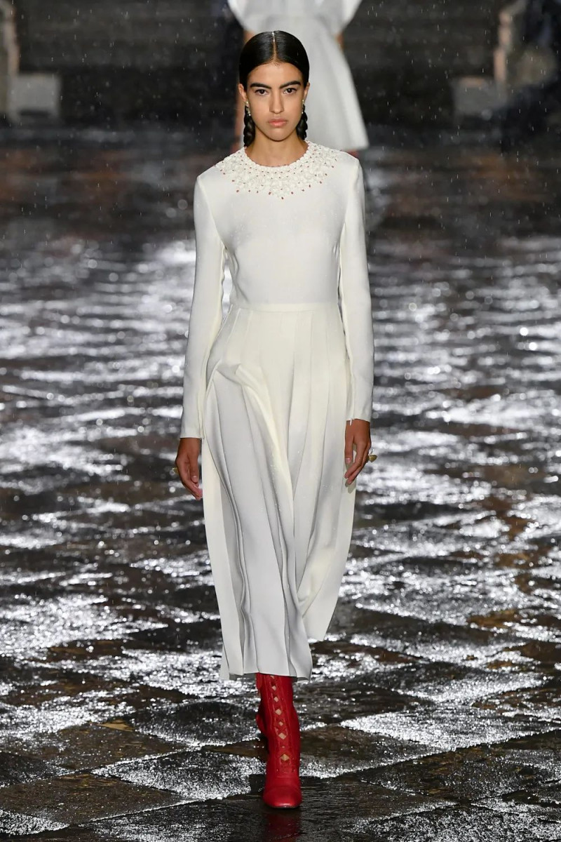 Majo Ibarra featured in  the Christian Dior fashion show for Resort 2024