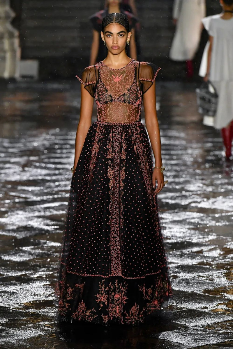 Vanessa Aguasvivas featured in  the Christian Dior fashion show for Resort 2024