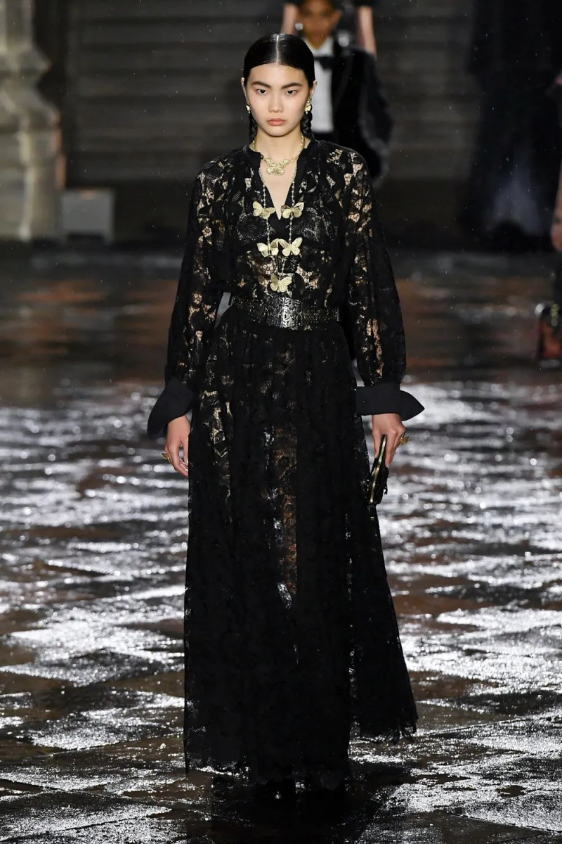 Sherry Shi featured in  the Christian Dior fashion show for Resort 2024