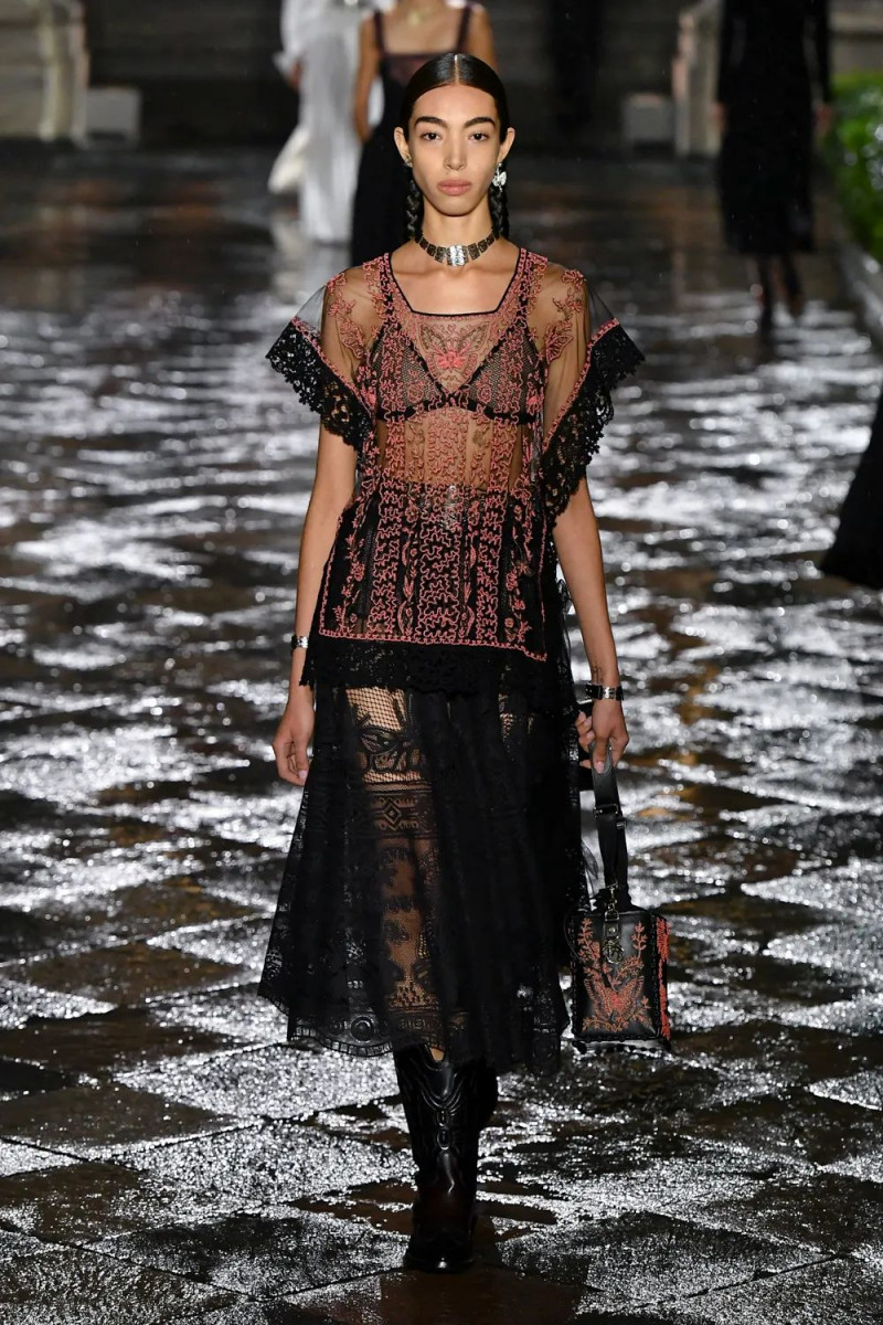 Sorachi Terrazas featured in  the Christian Dior fashion show for Resort 2024