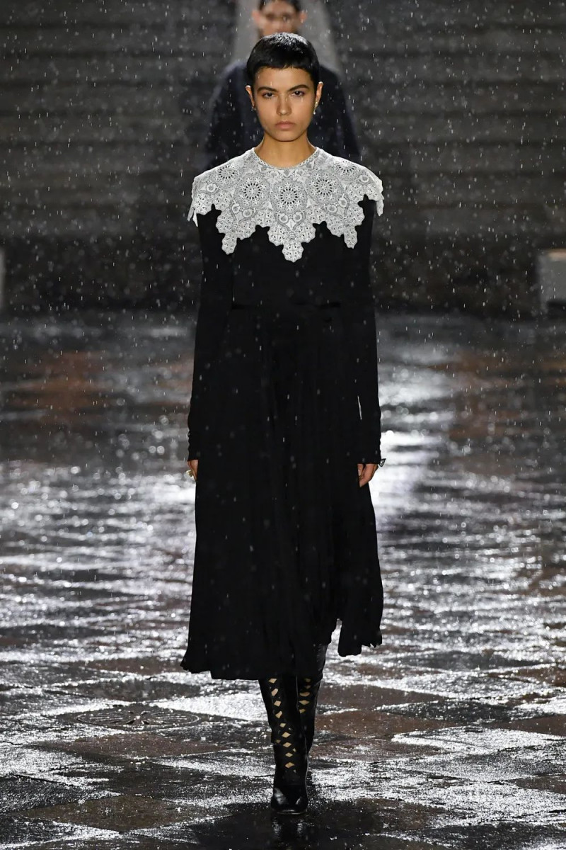 Celic Dorig featured in  the Christian Dior fashion show for Resort 2024