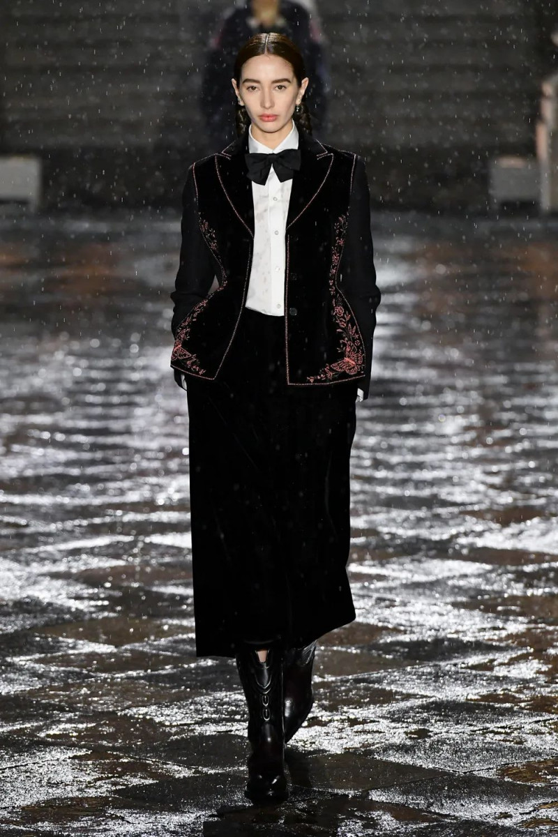 Karime Bribiesca featured in  the Christian Dior fashion show for Resort 2024