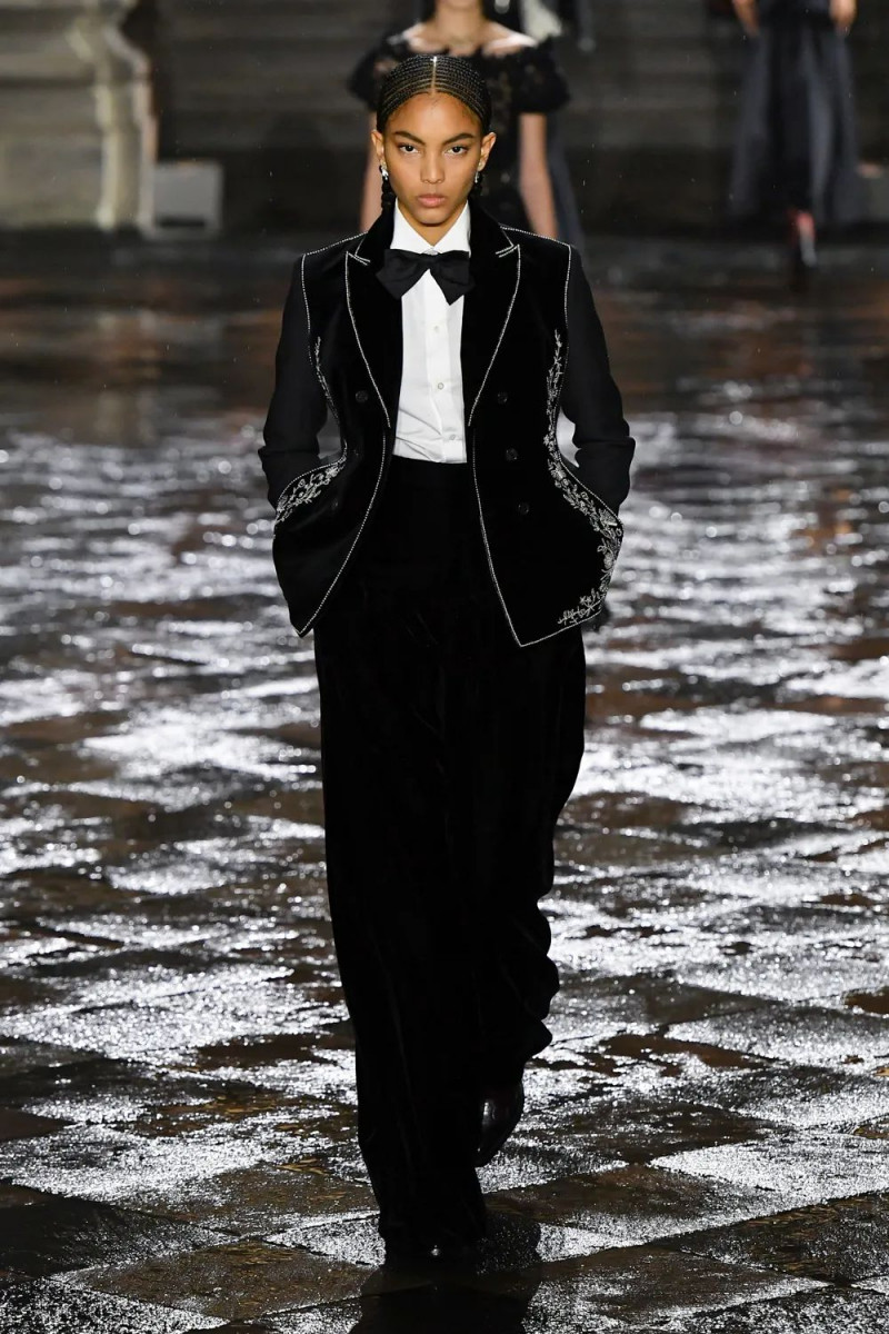 Ana Oliveira featured in  the Christian Dior fashion show for Resort 2024