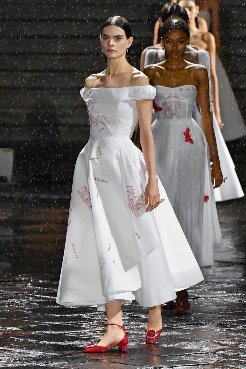 Natassja Tidball featured in  the Christian Dior fashion show for Resort 2024