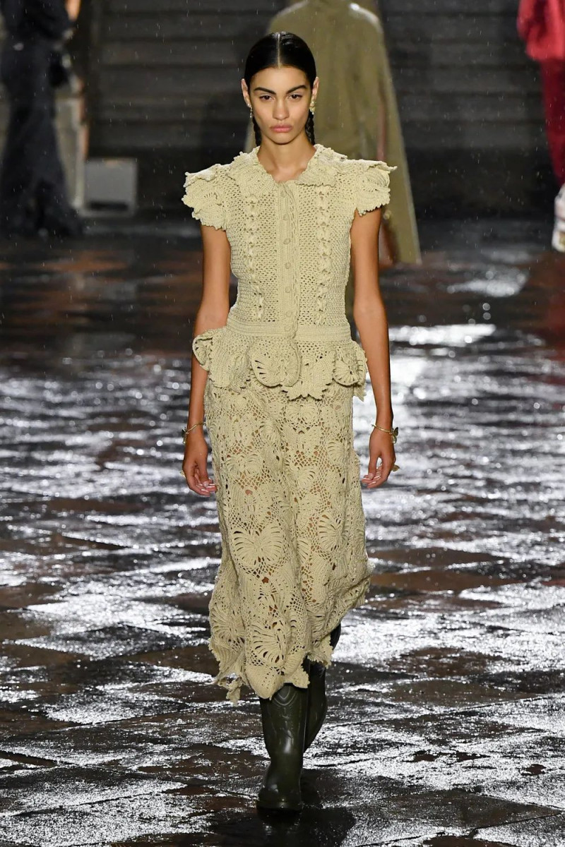 Layla Nesteruc featured in  the Christian Dior fashion show for Resort 2024