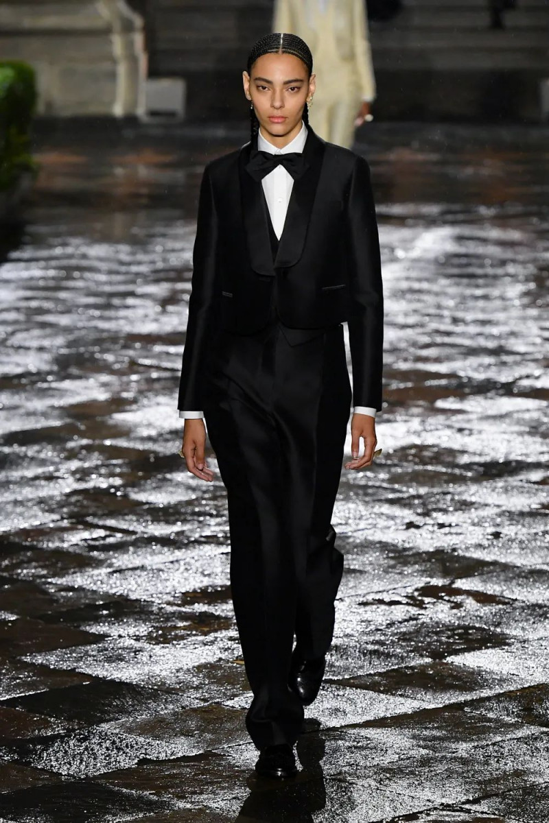 Rosanna Ovalles featured in  the Christian Dior fashion show for Resort 2024