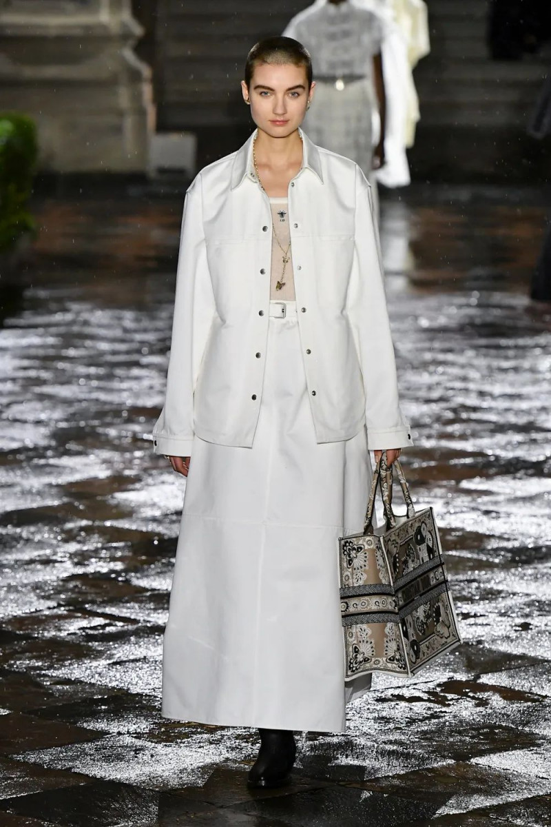 Freja Rothmann-Pallesen featured in  the Christian Dior fashion show for Resort 2024