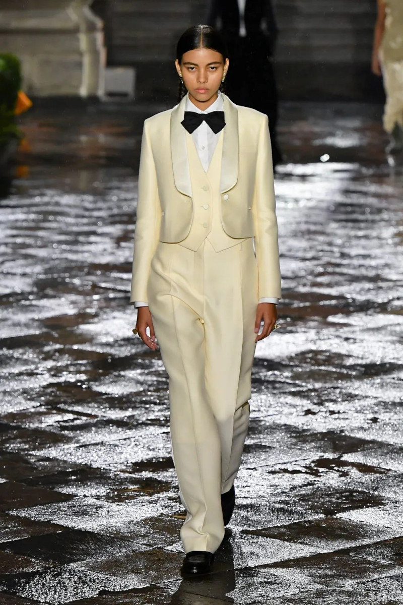 Nazarit Machin featured in  the Christian Dior fashion show for Resort 2024