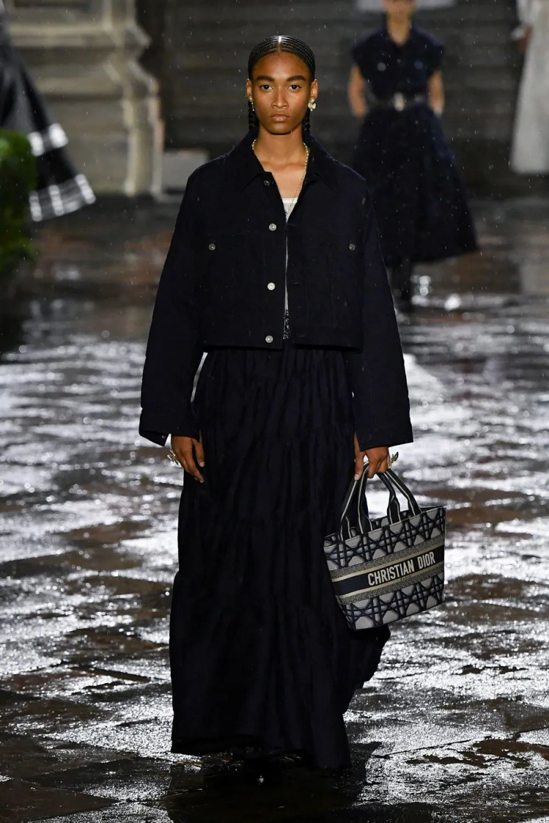 Anyelina Javier featured in  the Christian Dior fashion show for Resort 2024