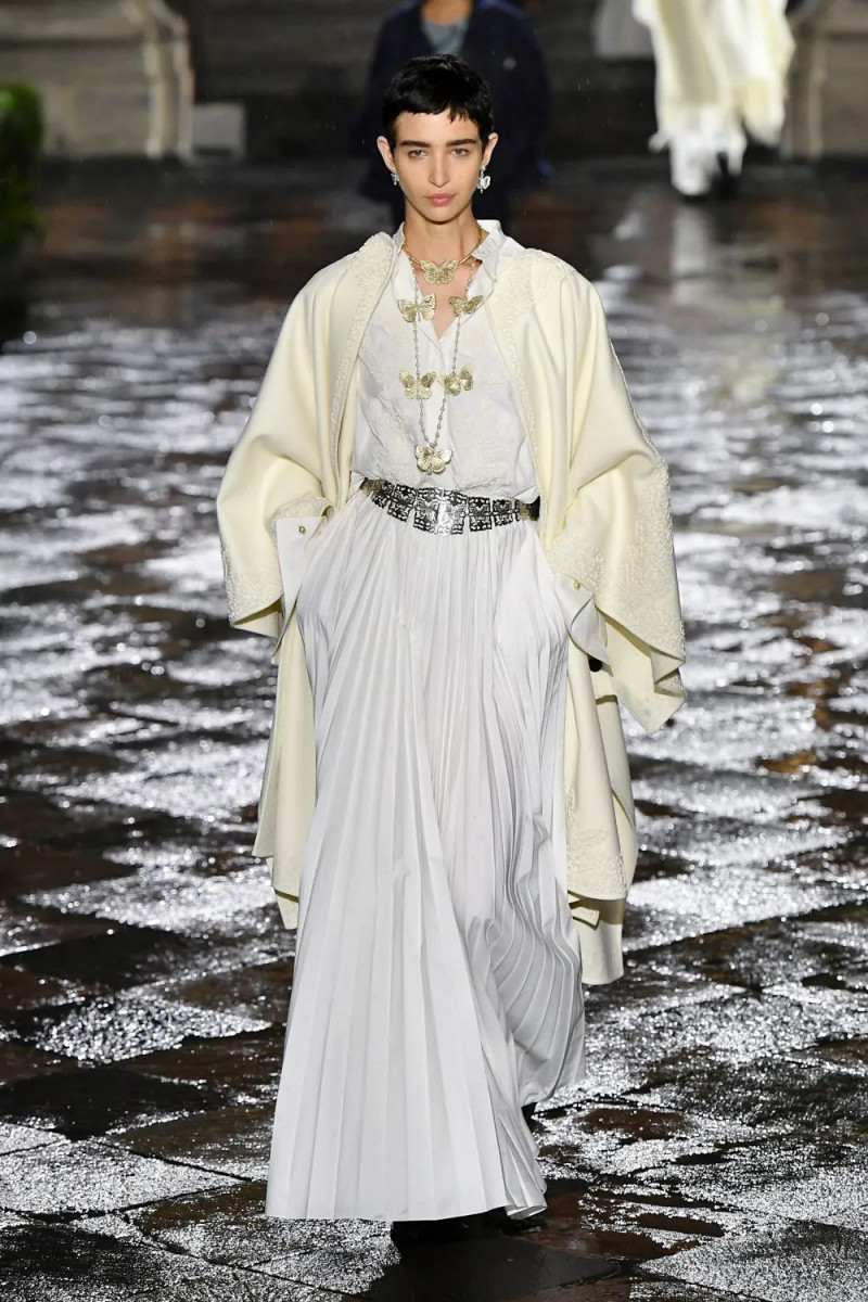 Florencia Mayer featured in  the Christian Dior fashion show for Resort 2024