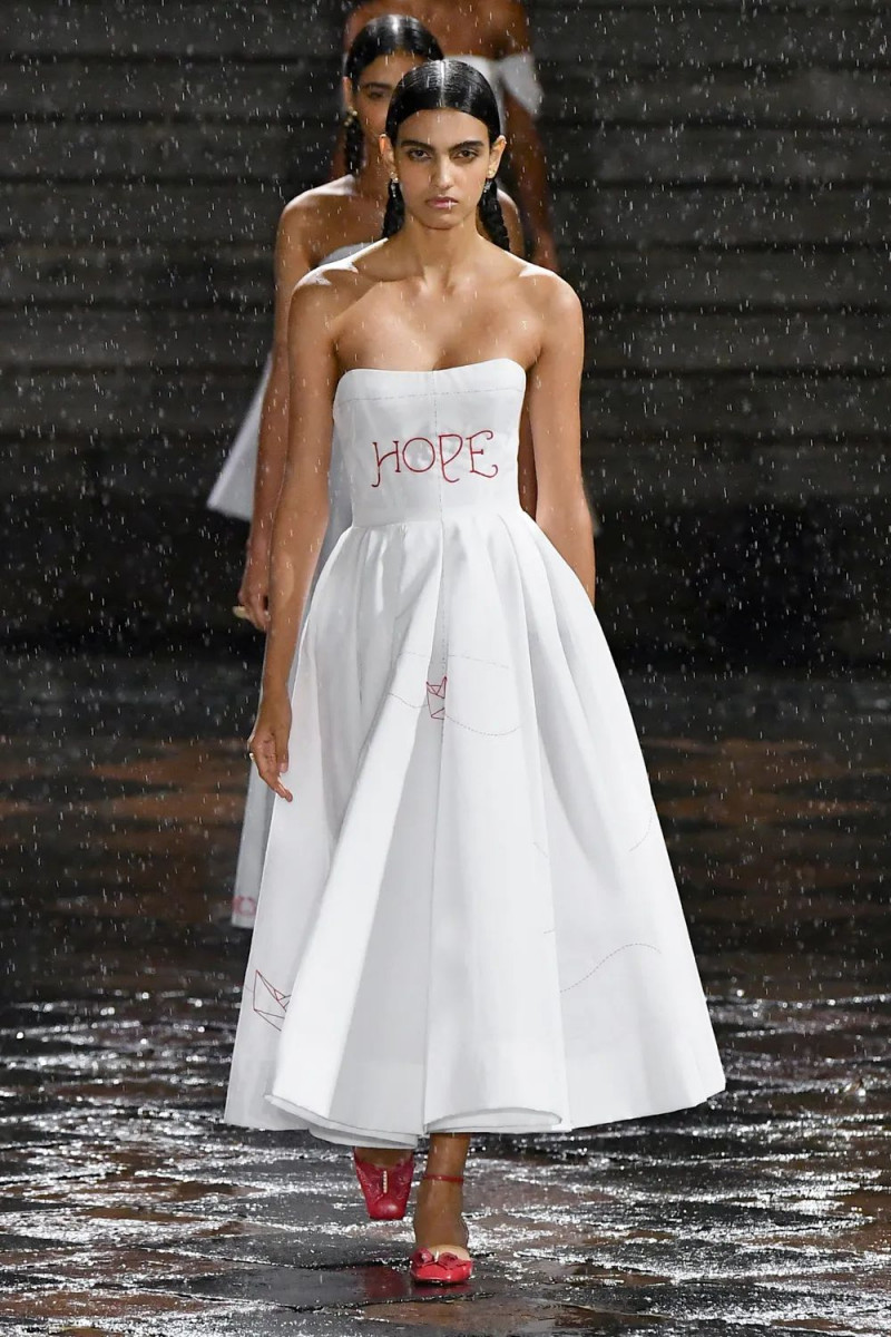 Mariana Barcelos featured in  the Christian Dior fashion show for Resort 2024