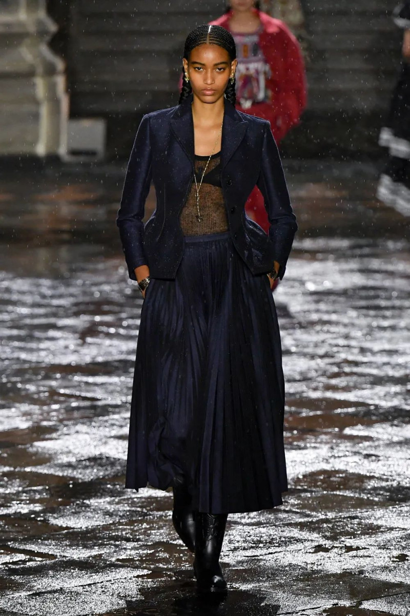 Manuela Sanchez featured in  the Christian Dior fashion show for Resort 2024