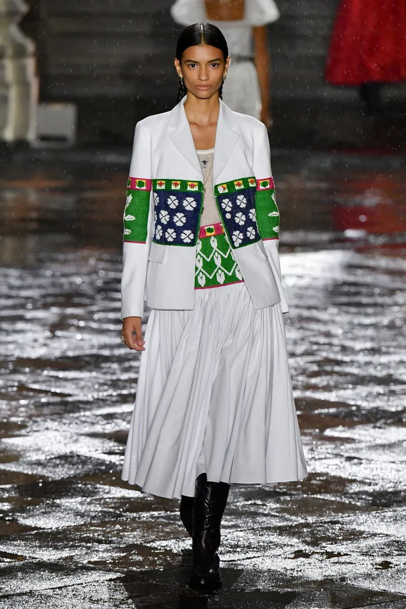 Darlyn Perez featured in  the Christian Dior fashion show for Resort 2024