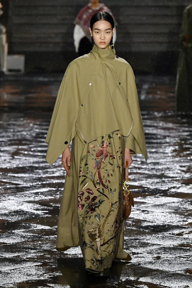 Chloe Oh featured in  the Christian Dior fashion show for Resort 2024