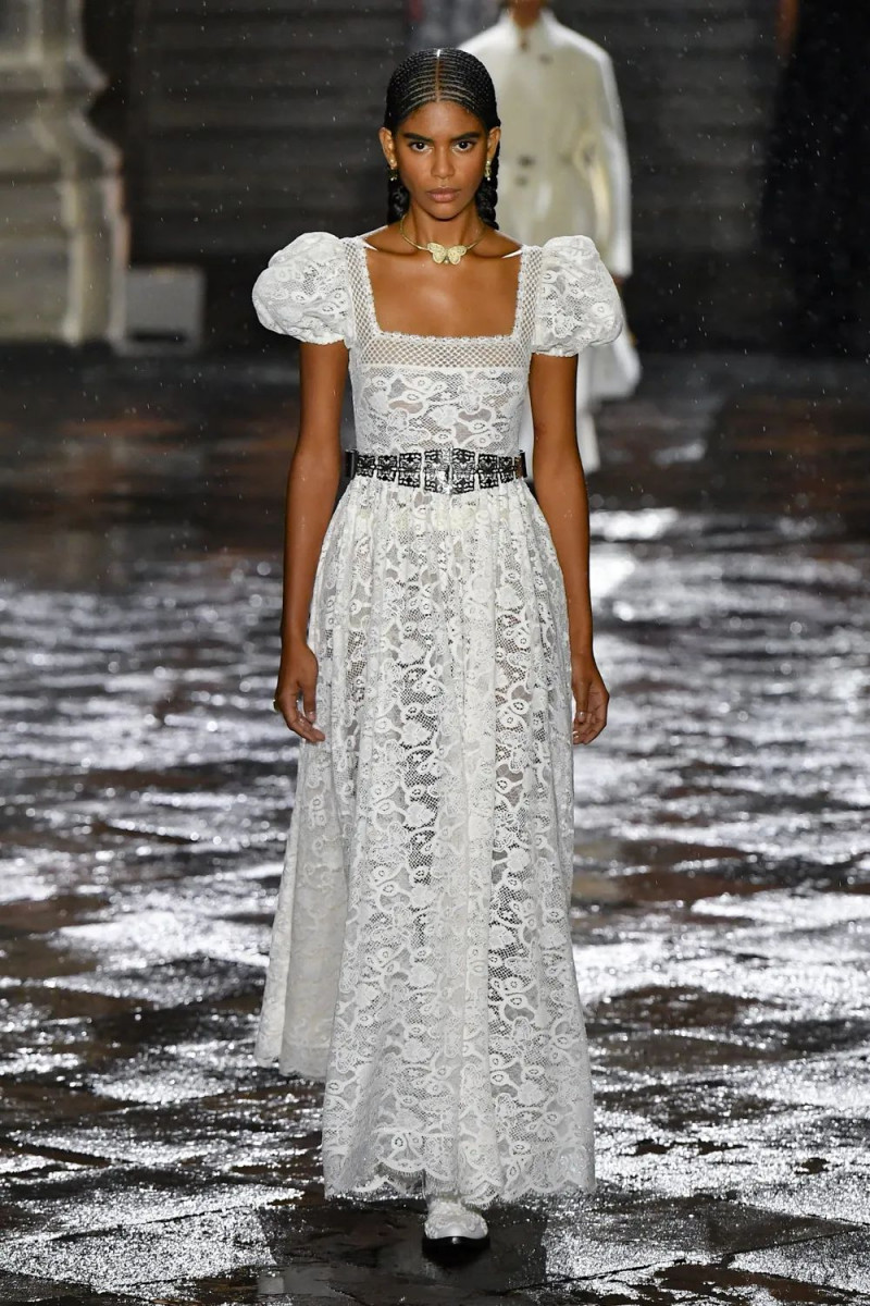 Allana Santos Brito featured in  the Christian Dior fashion show for Resort 2024