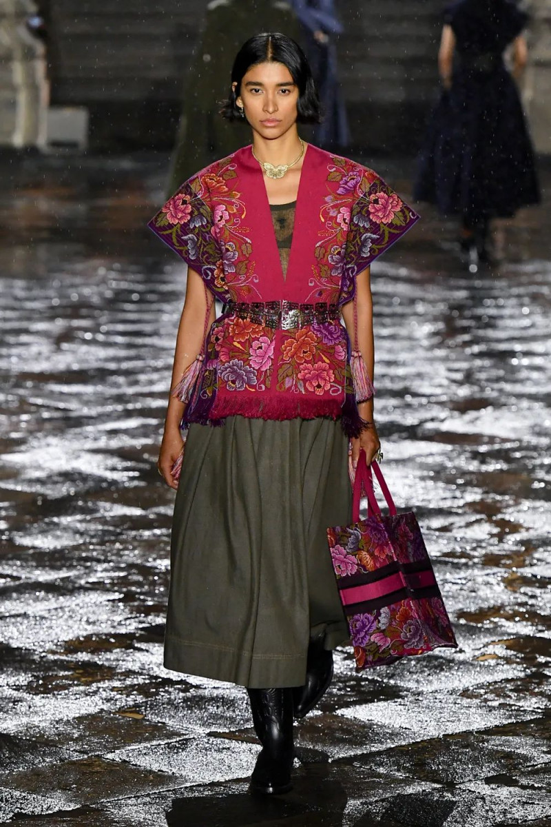 Marsella Vazquez Rea featured in  the Christian Dior fashion show for Resort 2024