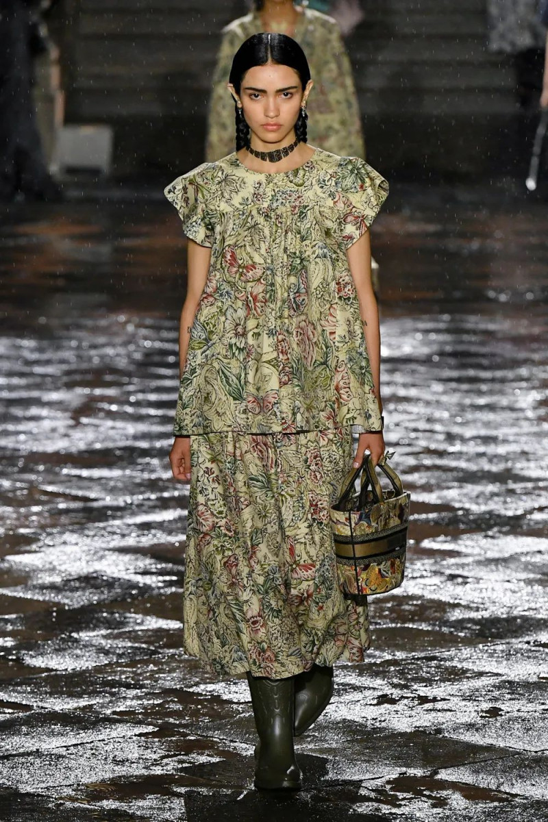 Nora Reyes featured in  the Christian Dior fashion show for Resort 2024