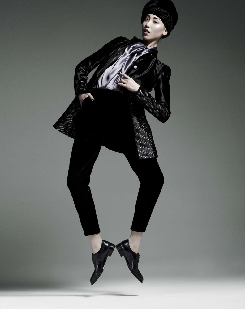 Soo Joo Park featured in  the Bergdorf Goodman Sight Specific lookbook for Fall 2013