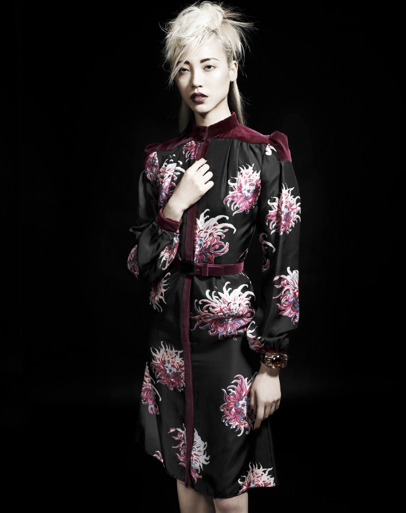 Soo Joo Park featured in  the Bergdorf Goodman Sight Specific lookbook for Fall 2013