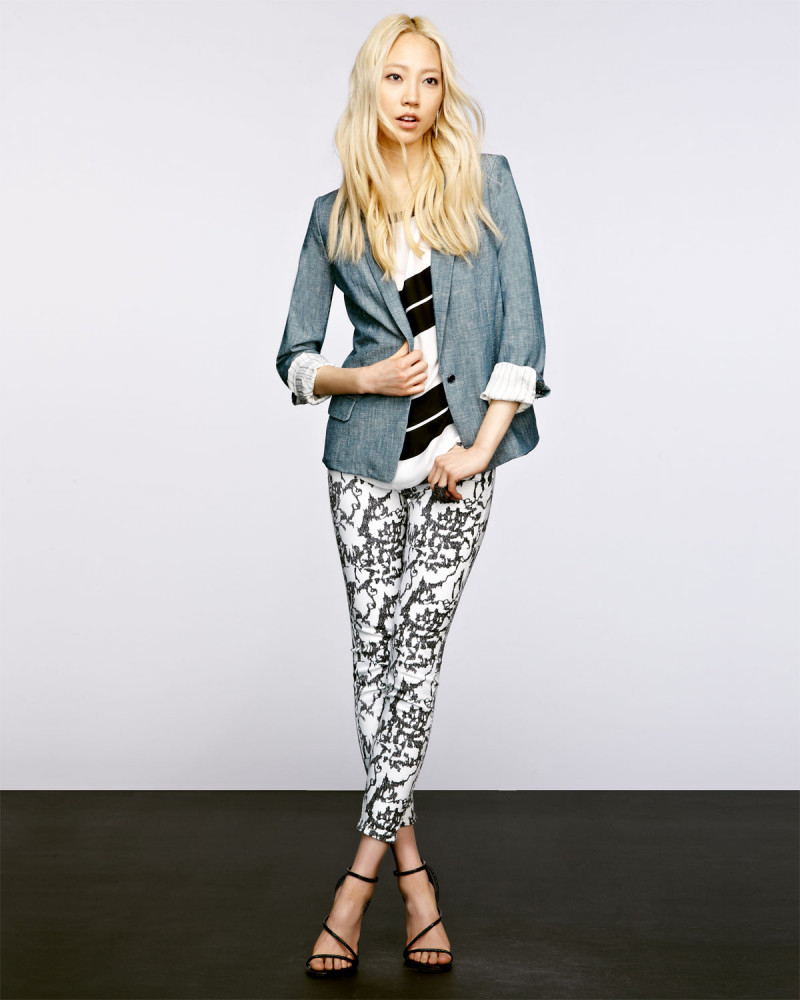 Soo Joo Park featured in  the Neiman Marcus Do Denim Different lookbook for Pre-Fall 2013