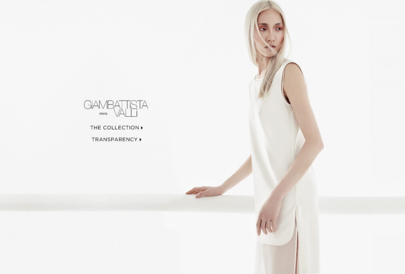 Soo Joo Park featured in  the Saks Fifth Avenue Transparency lookbook for Spring/Summer 2013