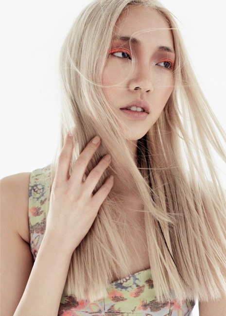 Soo Joo Park featured in  the Saks Fifth Avenue Transparency lookbook for Spring/Summer 2013
