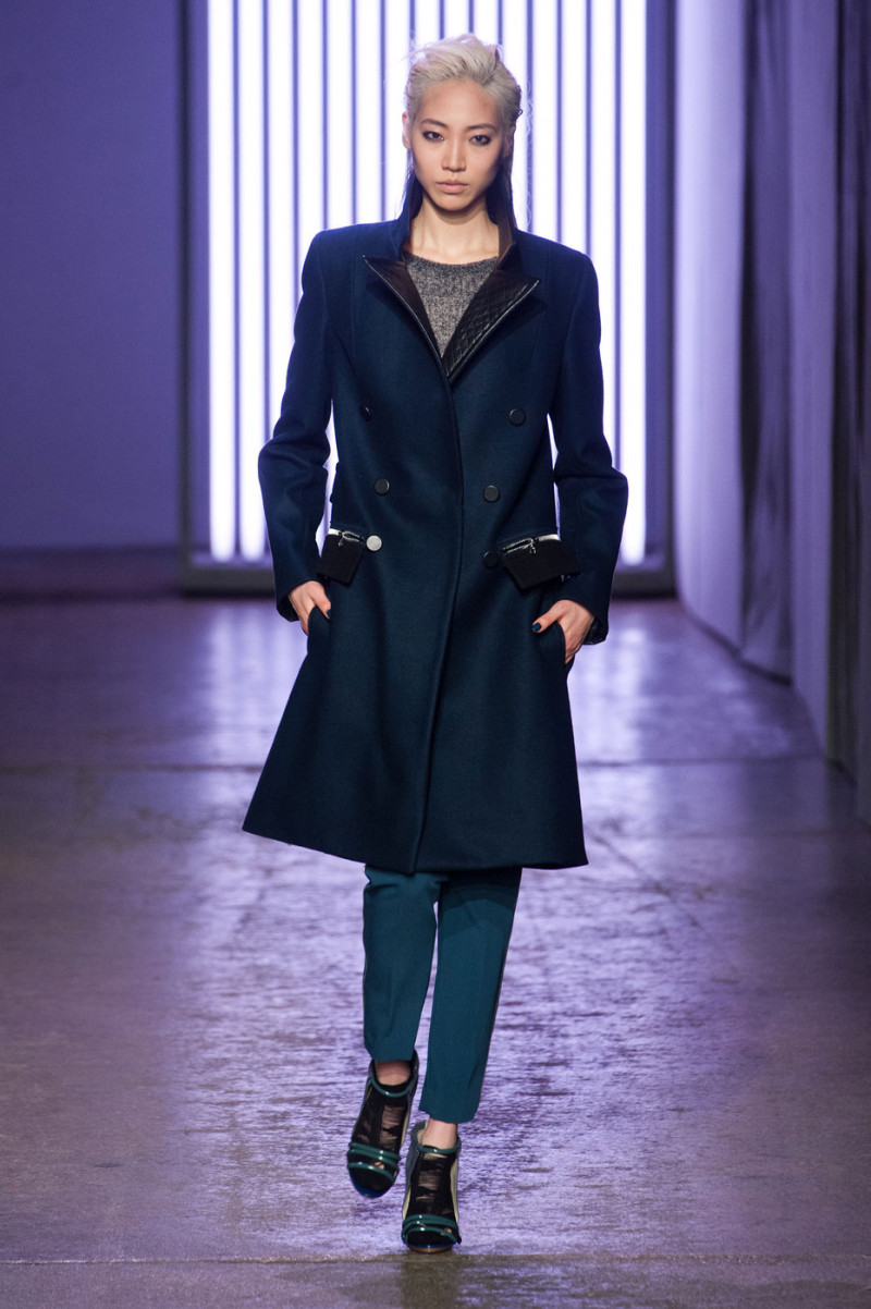 Soo Joo Park featured in  the Rebecca Taylor fashion show for Autumn/Winter 2013