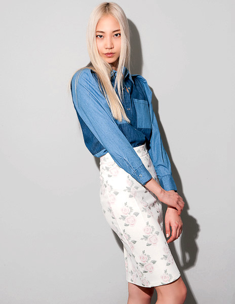Soo Joo Park featured in  the Pixie Market lookbook for Spring/Summer 2012