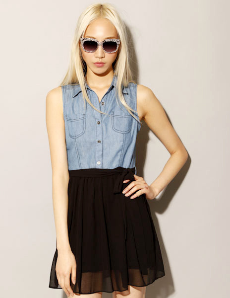 Soo Joo Park featured in  the Pixie Market lookbook for Spring/Summer 2012