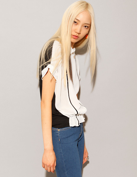 Soo Joo Park featured in  the Pixie Market lookbook for Spring/Summer 2012