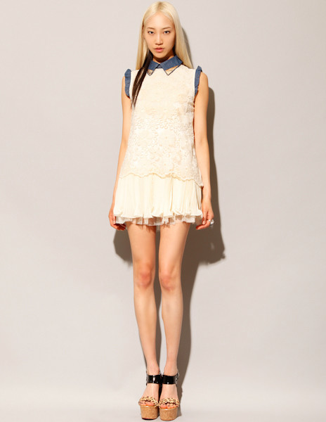 Soo Joo Park featured in  the Pixie Market lookbook for Spring/Summer 2012