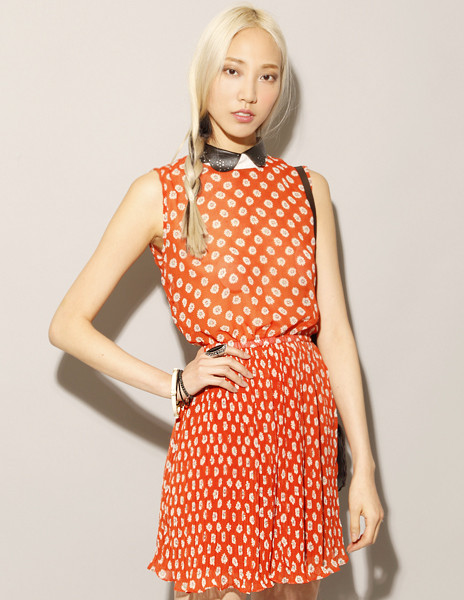 Soo Joo Park featured in  the Pixie Market lookbook for Spring/Summer 2012