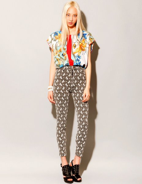 Soo Joo Park featured in  the Pixie Market lookbook for Spring/Summer 2012