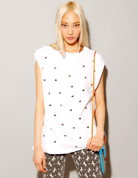 Soo Joo Park featured in  the Pixie Market lookbook for Spring/Summer 2012